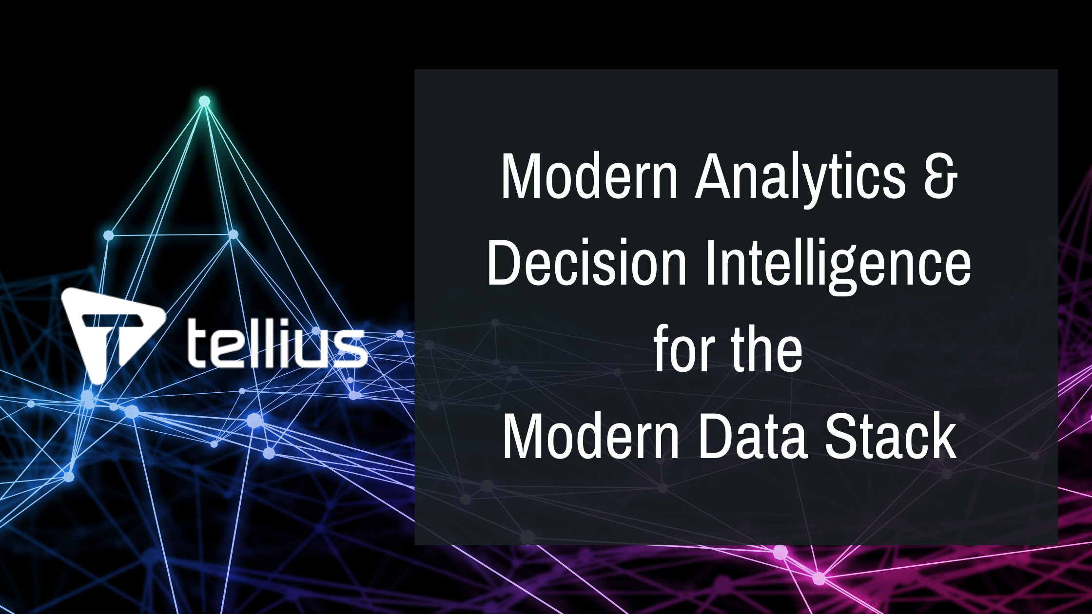 Modern analytics & data intelligence for modern data stack
